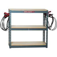 Battery Charging Rack with 10 Clamp Sets We Share Industrial Supply