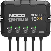 Chargeur de batterie embarqu&eacute; &agrave; 4 sorties de 40 amp&egrave;res GenPro10X4 Genius We Share Industrial Supply