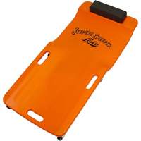 Neon Orange Low Profile Plastic Creeper We Share Industrial Supply