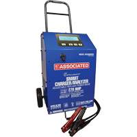 Chargeur de batterie sur roues avec fonction de d&eacute;marrage assist&eacute; de 12 V et 60 A We Share Industrial Supply