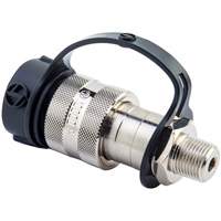 Raccords &agrave; c&ocirc;t&eacute; femelle pour d&eacute;bit &eacute;lev&eacute;, Acier, 3/8", NPTF femelle, 10 000 PSI We Share Industrial Supply