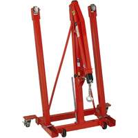 Grue pliante pour moteur, Capacit&eacute; 2500 lb (1,25 tonne) We Share Industrial Supply