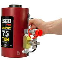 Heavy-Duty Hydraulic Cylinder, 6" Stroke, 75 Ton(s) Capacity, 10000 PSI We Share Industrial Supply
