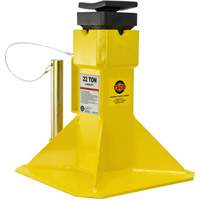 Jack Stands with Adjustable Screw Top Saddle, Locking Pin, 15-1/2" - 20-1/2" H We Share Industrial Supply