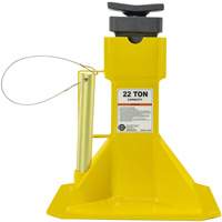Jack Stands with Adjustable Screw Top Saddle, Locking Pin, 15-1/2" - 20-1/2" H We Share Industrial Supply