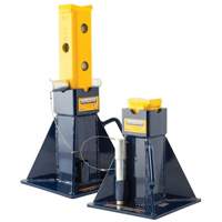 Chandelles de support pour v&eacute;hicule, Tige verrouillable, Capacit&eacute; de 25 tonnes We Share Industrial Supply