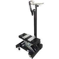 Cric de service de plancher &agrave; profil bas, 12 tonne(s) Capacit&eacute;, 7-1/2" Abaiss&eacute;e, 15" &eacute;lev&eacute;e, Air comprim&eacute;/hydraulique We Share Industrial Supply