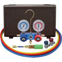 Jeu de manom&egrave;tres pour automobile avec mini-injecteur de colorant et coupleurs manuels We Share Industrial Supply