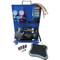 Dual R134A/R1234Yf Single-Stage Portable Electronic Charging Station We Share Industrial Supply
