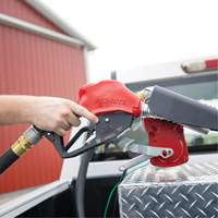 Pistolet de distribution automatique rouge pour essence We Share Industrial Supply