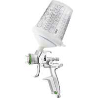Pistolet de peinture de premi&egrave;re qualit&eacute; 4400?B HVLP?1,0 SR avec godet RPS 0,3?L, pour les retouches de finitions automobiles, Entr&eacute;e d'air 1/4" NPT, 4,24 pi³/min, Capacit&eacute; 0,3 L, 0,14 psi We Share Industrial Supply