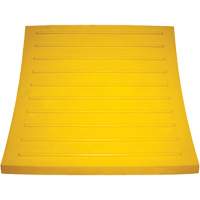Cale de roue, Polyur&eacute;thane, Jaune, 15-1/4" la x 12-1/8'' p x 10-3/4" h We Share Industrial Supply