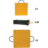 Ensemble de syst&egrave;me de sout&egrave;nement en composite CribLok 20 mcx We Share Industrial Supply