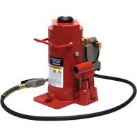 Cric-bouteille hydraulique de hauteur standard, 20 tonne(s), Air comprim&eacute;/hydraulique, 20-1/2" Hauteur &eacute;lev&eacute;e We Share Industrial Supply
