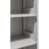 Hi-Boy Storage Cabinet, Steel, 4 Shelves, 72" H x 36" W x 18" D, Grey We Share Industrial Supply