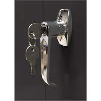 Armoire d'entreposage, Acier, 4 Tablettes, 78" h x 36" la x 24" P, Noir We Share Industrial Supply