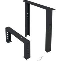 Pattes d'&eacute;tabli pour service industriel, Acier, 24" p x 34" h, Simple We Share Industrial Supply