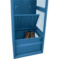 Casier pour &eacute;quipement, Acier, 24" la x 18" p x 72" h, Bleu fonc&eacute; We Share Industrial Supply