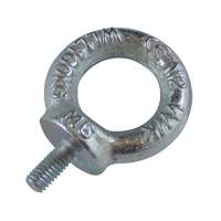 Boulons &agrave; œil matric&eacute;s, 1/8" dia, 1/2" lo, Fini naturel sans enduit, 154 lb (70 kg) capacit&eacute; We Share Industrial Supply