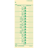 Cartes de temps We Share Industrial Supply