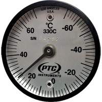 Thermom&egrave;tre de surface magn&eacute;tique, Contact, Analogique, -56.7-21.1°F (-70-70°C) We Share Industrial Supply