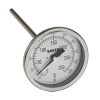 Thermom&egrave;tres bilames, Contact, Analogique, 50-550°F (0-260°C) We Share Industrial Supply