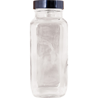 Bouteille, Carr&eacute;e, 8 fl. Oz., Verre We Share Industrial Supply
