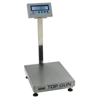 Top Gun Electronic Platform Scales, 18" L x 12" W, 150 lbs. Capacity We Share Industrial Supply