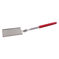 Inspection Mirror, Rectangular, 3-1/2" L x 3-1/2" W, Non Telescopic We Share Industrial Supply