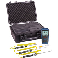 Ensemble de thermom&egrave;tre &agrave; thermocouple, Contact, Num&eacute;rique, -58-2000°F (-50-1300°C) We Share Industrial Supply