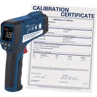 Thermom&egrave;tre &agrave; infrarouge professionnel avec certificat de calibration, -26 - 1472° F ( -32 - 800° C ), 30:1, &eacute;missivit&eacute; Ajustable We Share Industrial Supply
