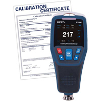 Jauge d'&eacute;paisseur de rev&ecirc;tement avec certification de calibration We Share Industrial Supply