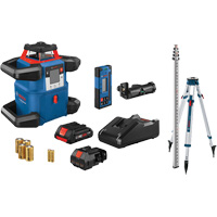 Revolve4000 Connected Self-Leveling Horizontal Rotary Laser Kit, 4000' (1219.2 m), 635 Nm We Share Industrial Supply
