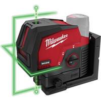 Laser vert &agrave; lignes crois&eacute;es et points d'aplomb M12 sans fil (outil seulement) We Share Industrial Supply