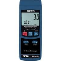 Compteur environnemental &agrave; enregistrement de donn&eacute;es avec certificat de calibration We Share Industrial Supply