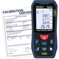T&eacute;l&eacute;m&egrave;tre laser avec certificat de calibration, 0' - 164' (0 m - 50 m) Gamme de mesure, Num&eacute;rique (&eacute;lectronique) We Share Industrial Supply