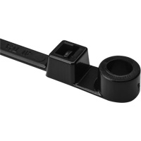 Attache de c&acirc;ble &agrave; vis, Longueur 12-2/5", R&eacute;sistance &agrave; la traction 50 lb, Noir We Share Industrial Supply