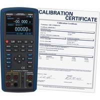 &eacute;talonneur de processus multifonctions avec certification de calibration, Sans enregistrement des donn&eacute;es, Portatif, 5 proc&eacute;d&eacute;s We Share Industrial Supply