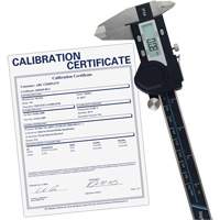 Pied &agrave; coulisse num&eacute;rique de 6" (150 mm) avec certificat de traçabilit&eacute; de l'&eacute;talonnage, R&eacute;solution de 0,0005" (0,01 mm), 0" - 6" (0 mm - 150 mm) gamme de mesure We Share Industrial Supply