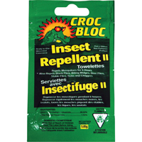 6-hr Insect Repellent , 30% DEET, Towelette, 5.58 g We Share Industrial Supply