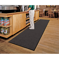 Tapis ColorStar, Essuie-pieds, 3' x 5' x 3/8", Charbon We Share Industrial Supply