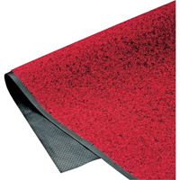 Tapis ColorStar, Essuie-pieds, 3' x 5' x 3/8", Rouge/noir We Share Industrial Supply