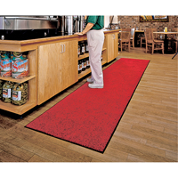 Tapis ColorStar, Essuie-pieds, 3' x 5' x 3/8", Rouge/noir We Share Industrial Supply