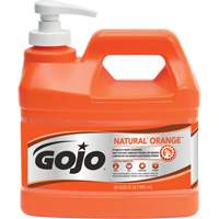 Nettoyant &agrave; mains Natural Orange, Pierre ponce, 1,89 L, Bouteille &agrave; pompe, Agrumes/Orange We Share Industrial Supply
