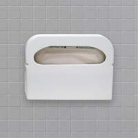 Distributeur de couvre-si&egrave;ges de toilettes pli&eacute;s en deux Health Gards We Share Industrial Supply