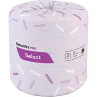 Papier hygi&eacute;nique Pro Select, 2 Pli, 500 Feuilles/Rouleu, Blanc We Share Industrial Supply