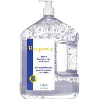 Gel d&eacute;sinfectant pour les mains &agrave; l'alo&egrave;s Response, 1890 ml, Bouteille &agrave; pompe, 70 % alcool We Share Industrial Supply