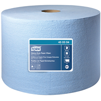 Chiffons jumbo en rouleau, Tout usage, 12" lo x 12" la We Share Industrial Supply