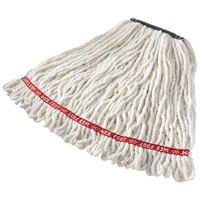 Web Foot&reg; Shrinkless Wet Mop, Antimicrobial, Yarn, 20 oz., Loop Style We Share Industrial Supply