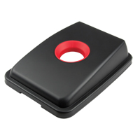 Waste Classification - Lid, Open Lid, Plastic, Fits Container Size: 17-1/4" x 12-1/2" We Share Industrial Supply